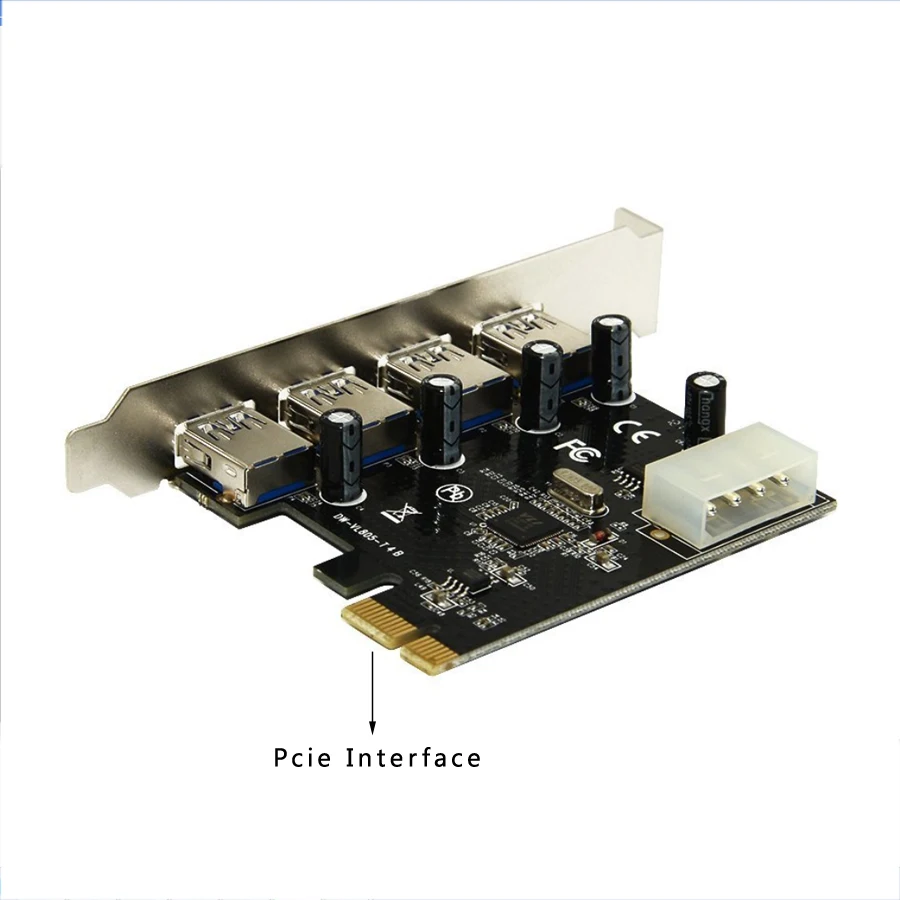 PCIe USB 3 0 4 портовый адаптер конвертера для карт/PCI express расширение добавить на карту