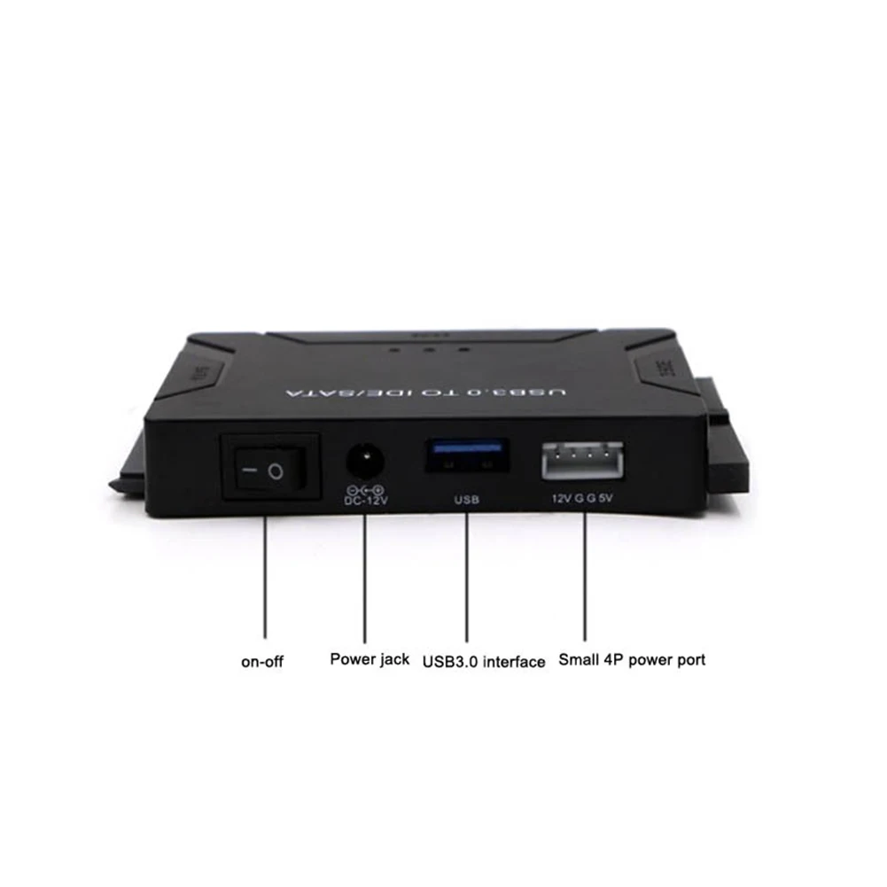 

Adapter USB 3.0 to IDE SATA Hard Disk Transfer Converter For Windows XP 7 8 10 OS HSJ-19