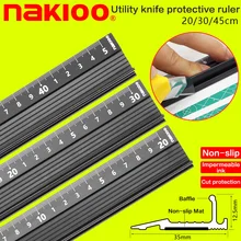 Advanced aluminum alloy ruler multifunctional student cutting protection art anti slip drawing tool
