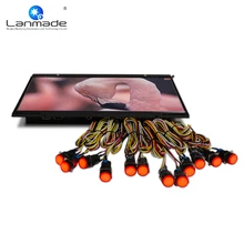 Полностью ЖК-экран красная пластиковая кнопка автоматического воспроизведения видео розничный магазин дизайн рекламный плеер