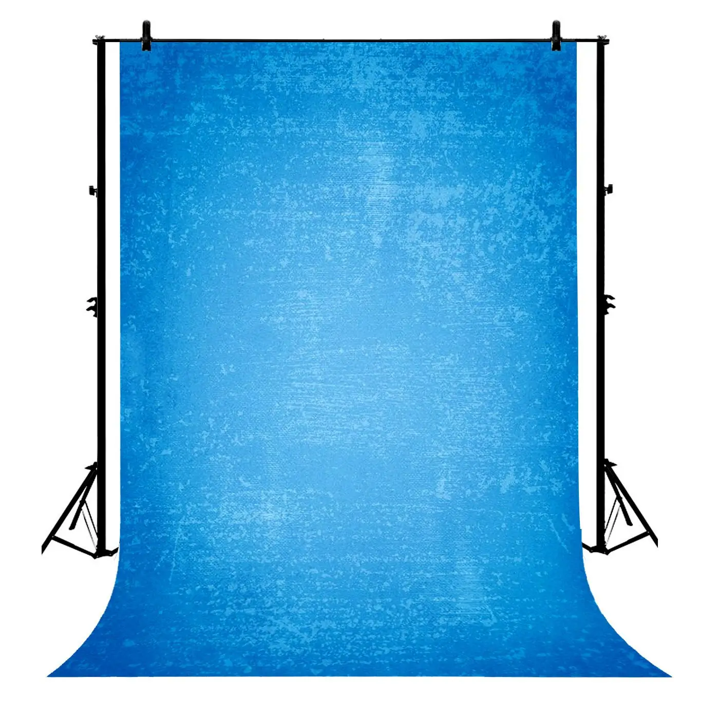 

5x7ft Plain Blue Wall Paper Polyester Photo Background Portrait Backdrop