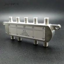 Wholesale 8 Way Signal Satellite Splitter TV Antenna RF Coaxial Cable Splitter Satellite TV Receiver For TV Signal Splitter