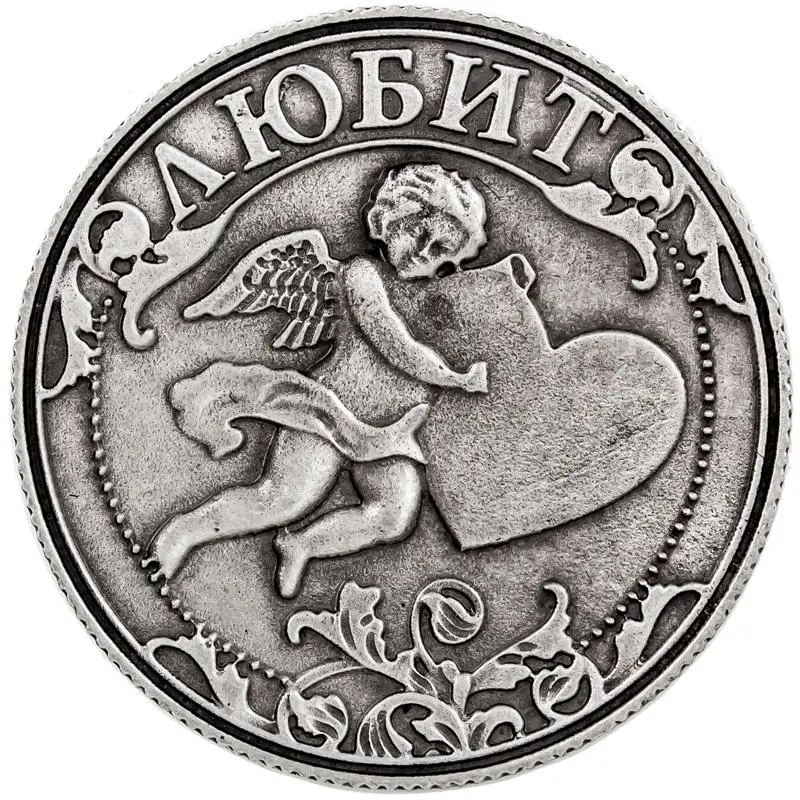 Feng shui door coins embossed cupid art ancient Greek copy ...