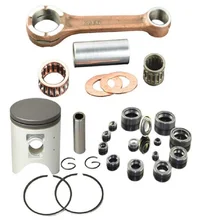 Standard 66.4mm Connecting Rod & Piston Ring Set CRANK ROD Conrod for HONDA CRM250 AR CRM 250 AR KAEG 249cc
