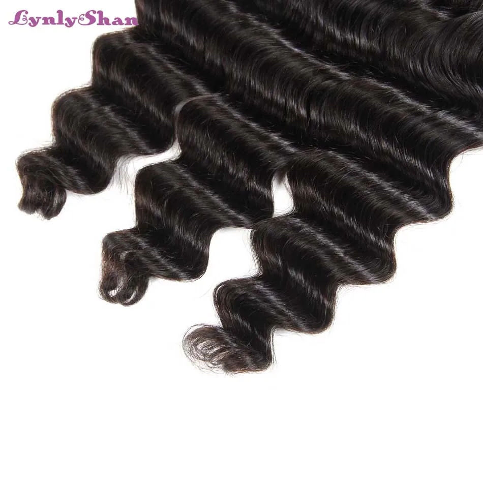 deep wave three bundles human hair