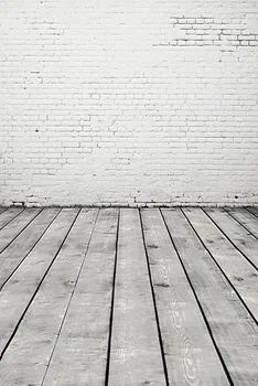 

VinylBDS Photography Backdrops Fundo Brick Wood Flooring Thick Cloth Backdrops For Photography Lk 3848