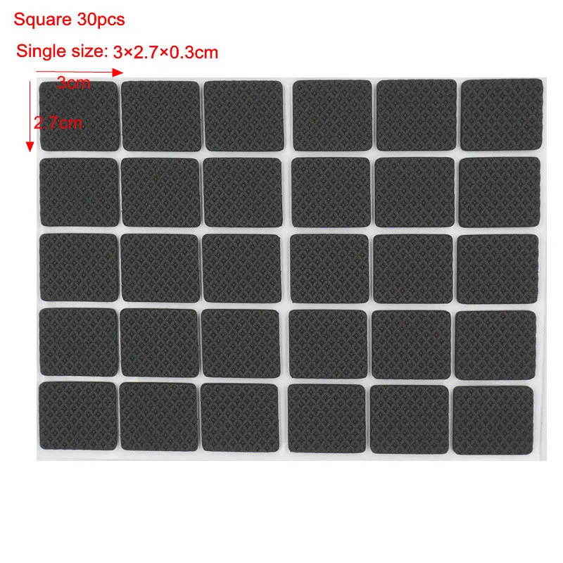 Anti Slip Furniture Leg Feet Non Slip Rug Felt Pads Self Adhesive Mat Soft Close Fittings For Chair Table