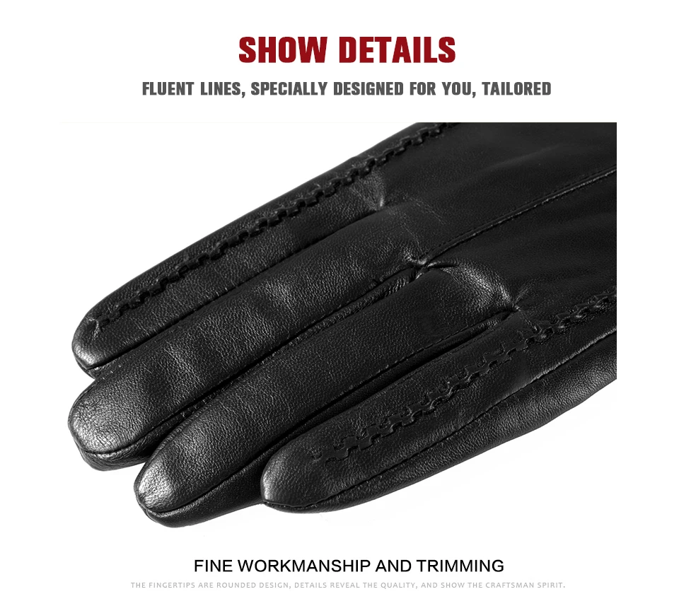 Новые зимние длинные кожаные перчатки, женские длинные перчатки из овчины, теплые длинные кожаные перчатки из натуральной кожи, женские длинные перчатки-CSD-50CM