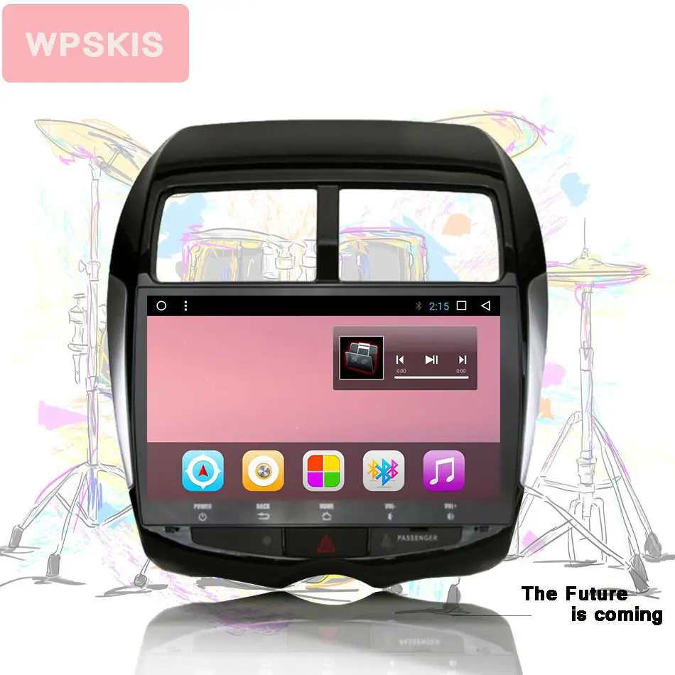 Perfect 8 core Android 8.1 2GB+32GB Autoradio Car DVD video Player a/v gps 3/4g wifi For Mitsubishi ASX 2011 Navi Radio Stereo Headunit 1