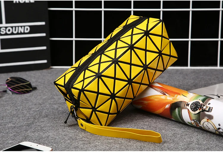 Модная сумка Bao с геометрическим узором, Женская мини-сумка для макияжа Bao, складная модная дамская сумка, сумки, TKS503