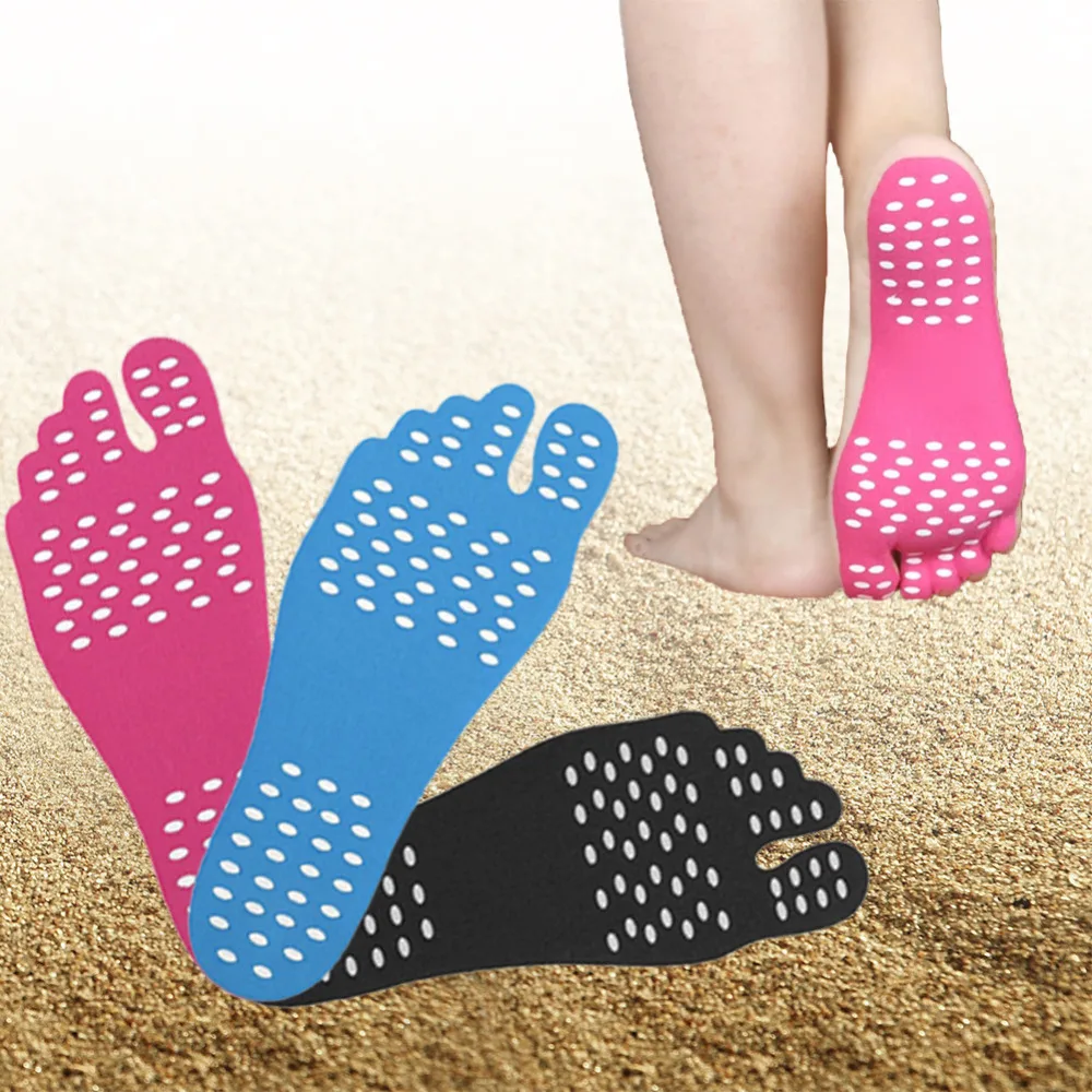 

Drop ship NAKEFIT Adhesive Feet Pad Stick On Anti-Slippery Soles Sticker Shoes Stick on Soles Sticky Pads for feet