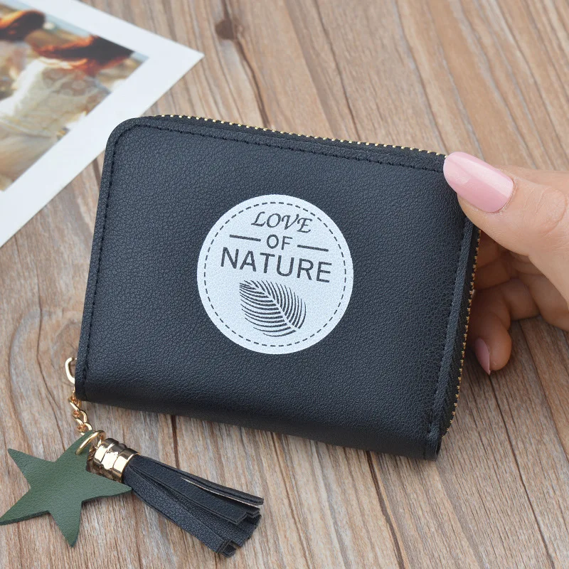 

Wallet Women PU Leather Fashion Mini Women Small Wallets Cute Purses Female Short Coin Zipper Purse Credit Card Holder
