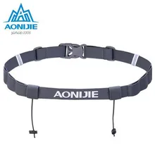 Aonijie для мужчин и женщин унисекс триатлон Марафон гоночный ремень с гелевым держателем для бега эластичный светоотражающий гибкий холщовый ремень с номером