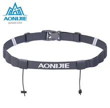 Aonijie Unisex Triathlon Marathon Race Number Belt With Gel Holder Running Belt Cloth Belt Motor Running Outdoor sports