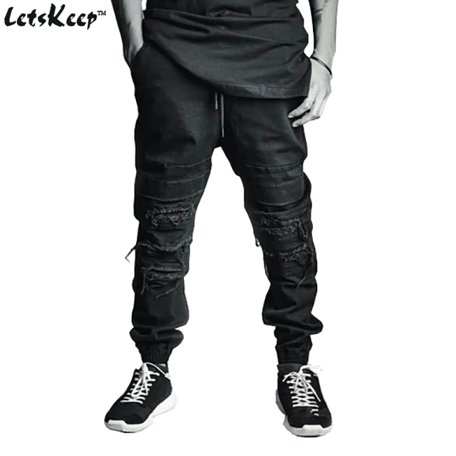 biker jogger jeans