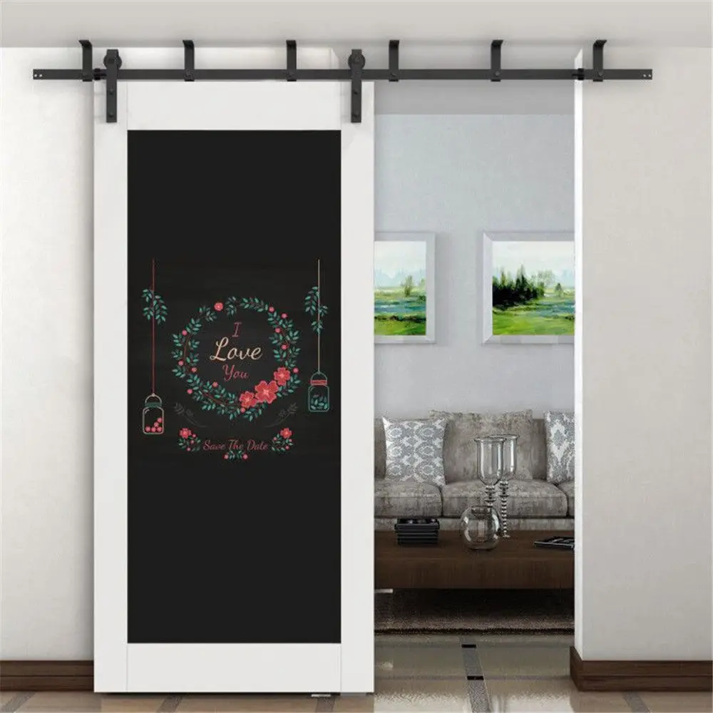 Ceiling Mount Bracket Rustic Sliding Barn Door Hardware Kit