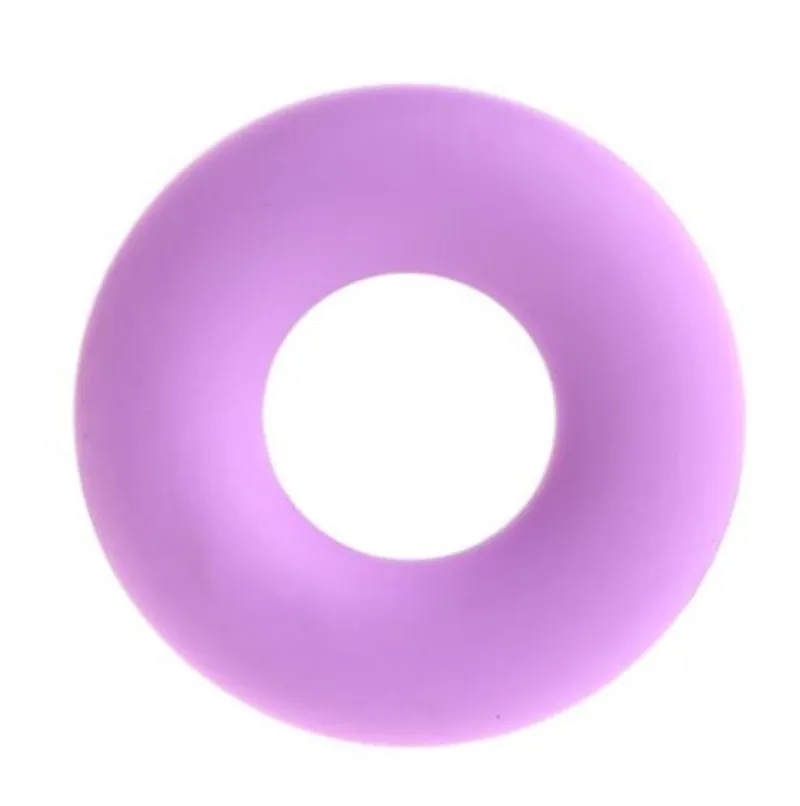 46 мм BPA свободные силиконовые круглые бусинки для пончиков качество еды DIY Детские пустышки украшения Прорезыватель для зубов игрушки аксессуары - Цвет: 6