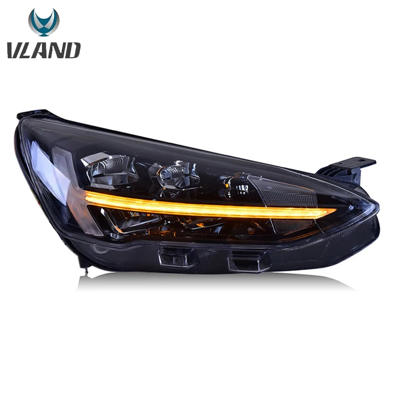 New Head Lamp for Ford Focus Headlights assembly Bi-Xenon Lens Double Beam LED Daytime Running Light Streamer Turn Signal | Автомобили и