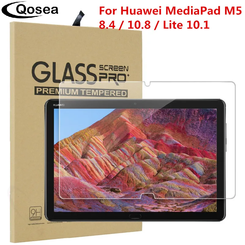 Qosea для huawei MediaPad M5 Lite 10 1 дюймовый защитный экран 9 H Защитная пленка планшета 8 4