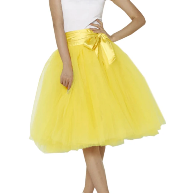 yellow tutu skirt for adults
