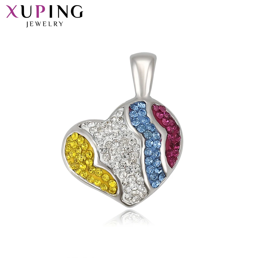 

Xuping Love Heart With Chain Pendant for Men Or Women Stainless Steel Jewelry Family Party Fashion Prime Gifts S183.9-35237