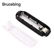 Ультра-тонкий чехол с милой пандой и гладким падением USB power Bank 18650 зарядное устройство DIY Box#1