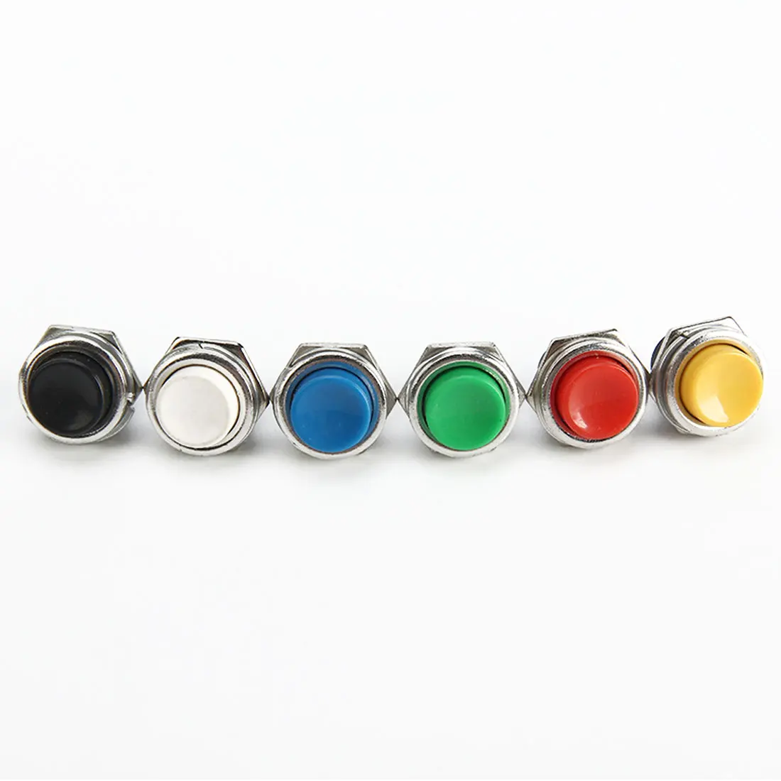 

16mm Waterproof Momentary Push button Switch self reset Black/Red/Green/Yellow/Blue