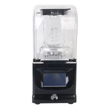 1.5L Commercial Blender Ice Crusher Heavy Duty Mixer Intelligent Power Blender Juicer Food Processor Grinder Low Noise Mixer