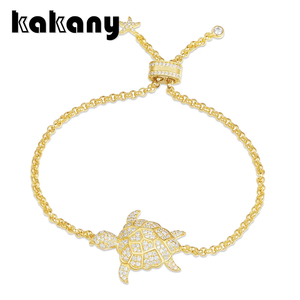 

Original 1:1 Manufacture Of High Quality 925 Sterling Silver Golden Turtle Bracelet Fashion Women's Fashion Jewelry