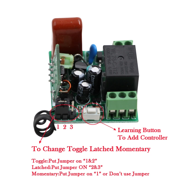 AC 220V 1CH 10A wireless remote control switch 4 Receiver & 2 Transmitter smart RF remote control switch 315/433Mhz