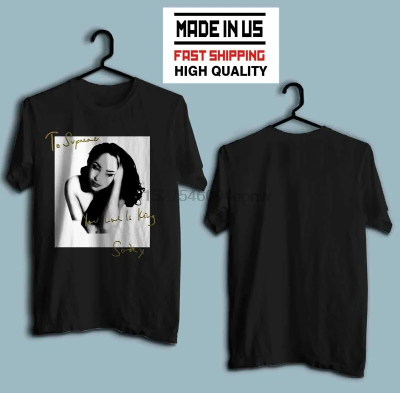 

Ready Sade Love Deluxe West Suprem Gildan Black T-shirt Shipment From US