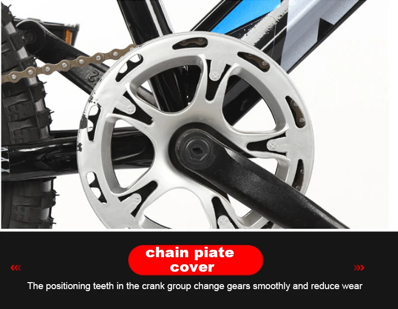 Flash Deal 18/20 inch mountain bike Children bicycle front and rear disc brakes single speed children