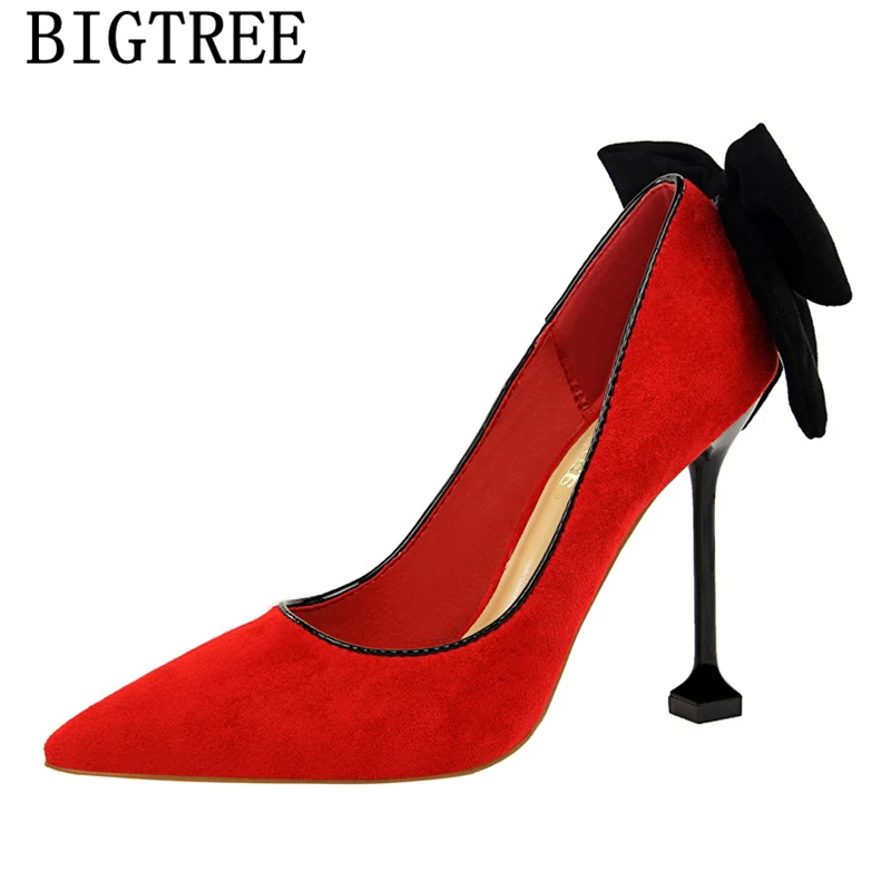 

Pumps Women Shoes Extreme High Heels Sexy Women Dress Shoes Wedding Black Heels Bigtree Shoes Luxury Heels Sapatos Feminino Buty