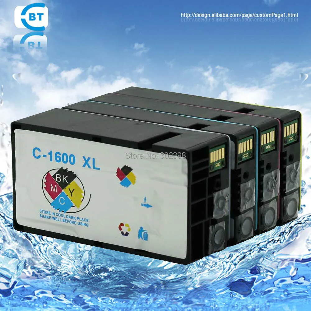 

4 color 1set for CANON MB2060 MB2360 printer ink cartridge PGI-1600 XL