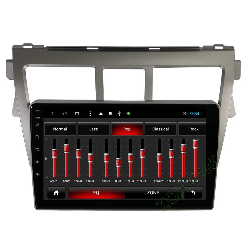 Excellent 2.5D 9" Octa Core 2G+32G Android for Toyota Vios Yaris Belta Car multimedia DVD Player auto radio GPS navigation tape recorder 2