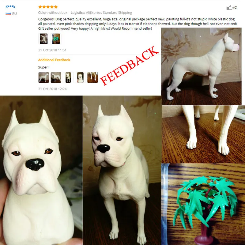 Oenux реалистичные фигурки для собак Doberman Pinscher Ротвейлер далматинская защита для собак милые модели для питомцев Коллекция игрушек подарок