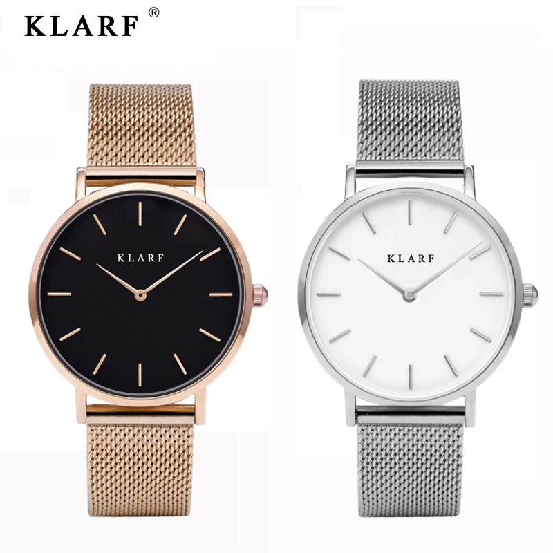 

2019 Real Brand Luxury Rose Gold Women Watches Ladies Quartz Klarf Clock Girl Casual Watch Steel Bracelet Wrist Montre Femme