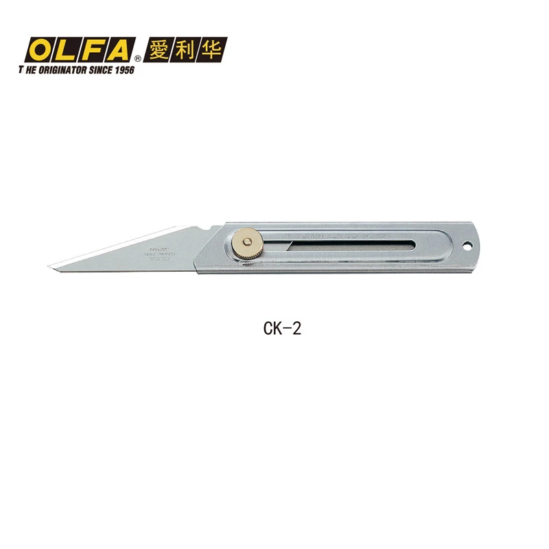 Распродажа Olfa Ck-1/2 нож, Ckb-1/2 лезвие, импортируется из Японии, все металлические, деревянные искусства, нержавеющая сталь, кемпинг, почта - Цвет: see chart