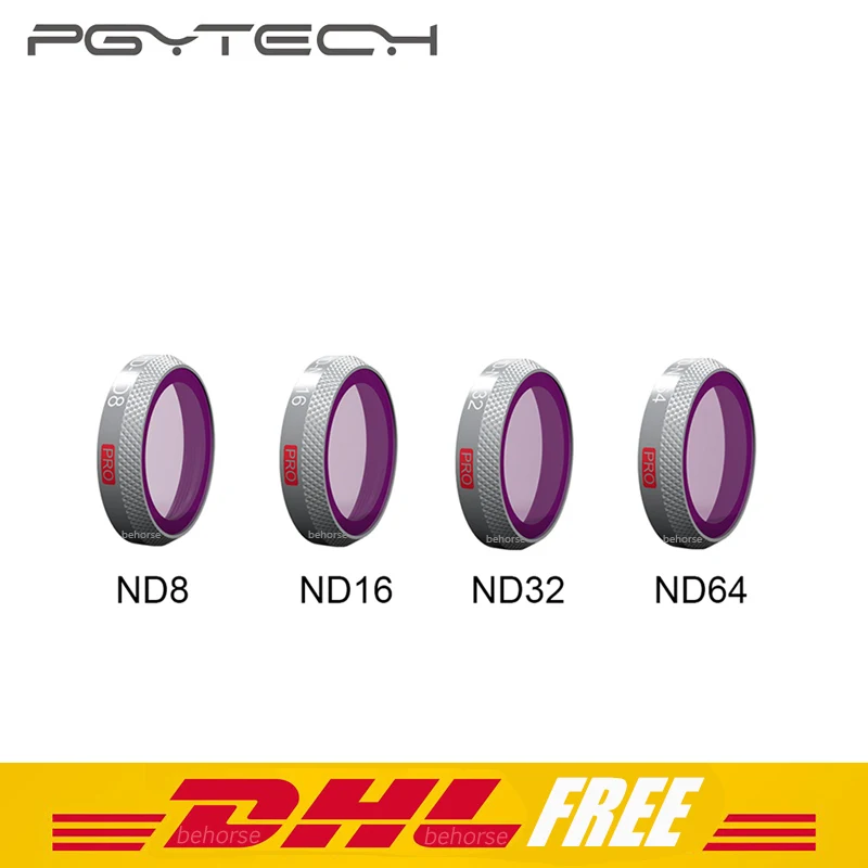

4 Pieces PGYTECH Mavic 2 Zoom Filters ND8/ND16/ND32/ND64 Camera Lens Kit Set for DJI Mavic 2 Zoom Drone Accessories