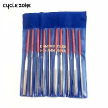 10 шт. 140 мм Алмазная мини-игла набор ручных инструментов для керамического стекла драгоценного камня хобби и ремесла