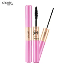 Волокно Тушь для ресниц объем локон ресницы расширение Rimel 4D Нижняя ресницы двойной эффект Maquiagem тушь для ресниц Макияж Covergirl