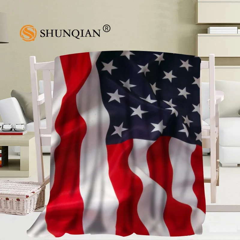مخصص العلم بطانية كنبة مكتب بطانية المحمولة بطانية ناعمة السرير الطائرة السفر الكبار المنزل بطانية