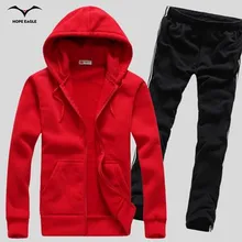 2016 casual Liebhaber Beiläufige klage der männer/frauen herbst hoodies/sweatshirts mode mantel + hose trainingsanzug menswear sets freies verschiffen
