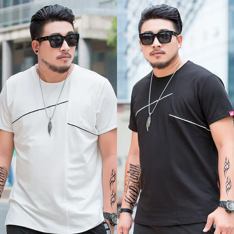 

Alharbi Ready Stock 2019 Summer Short-sleeved Cotton T-shirt Men's Printed Soft and Comfortable T-shirt