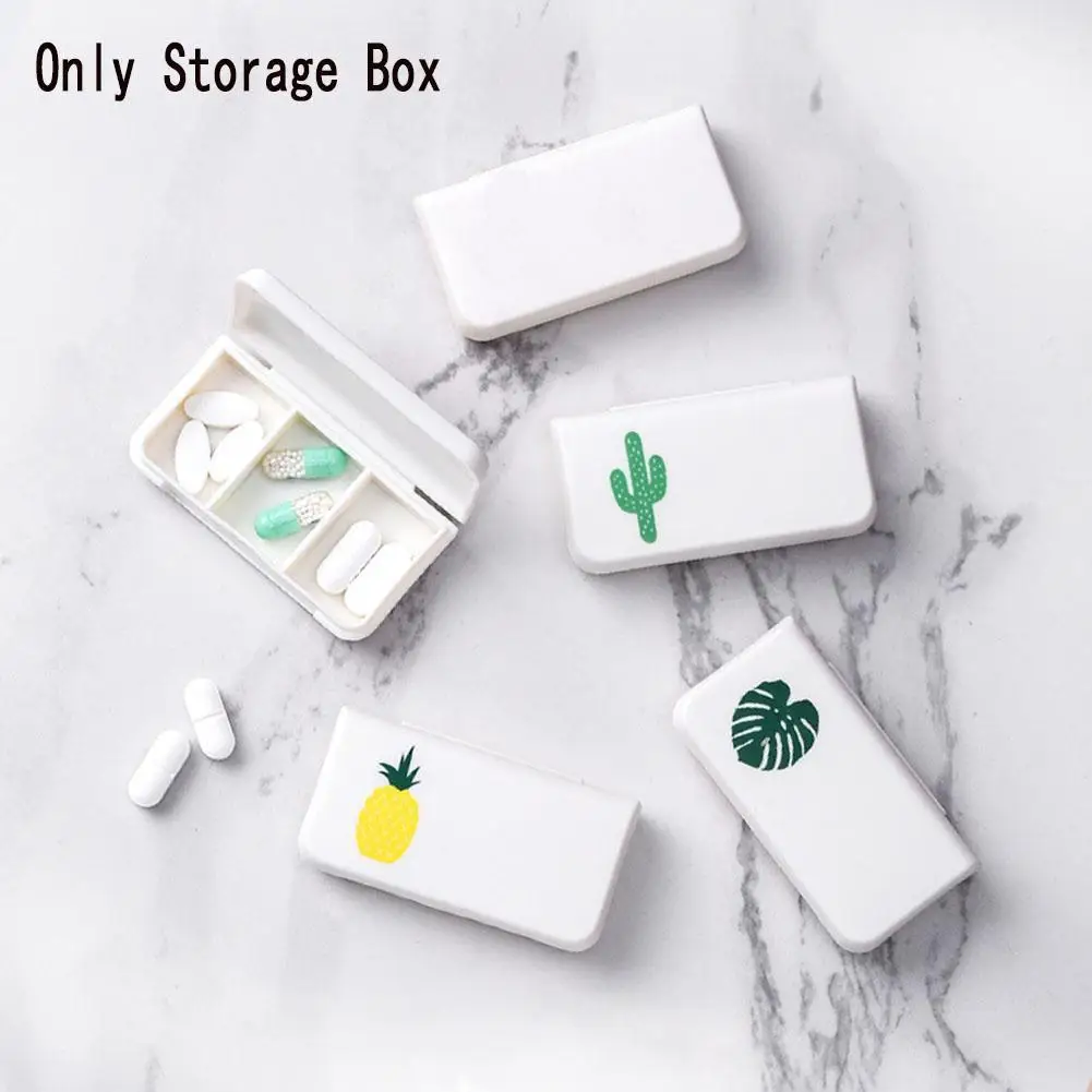 

3 Grid Pill Case Splitter Portable Travel Pill Box Tablet Medicine Box Storage Organizer Container Holder Case Pill Box Splitter