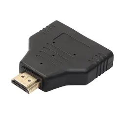 HDMI мужчина к двойной HDMI Женский 1 до 2 способ сплиттер адаптер для HD ТВ Горячие DH Futural цифровой Прямая доставка AUGG30