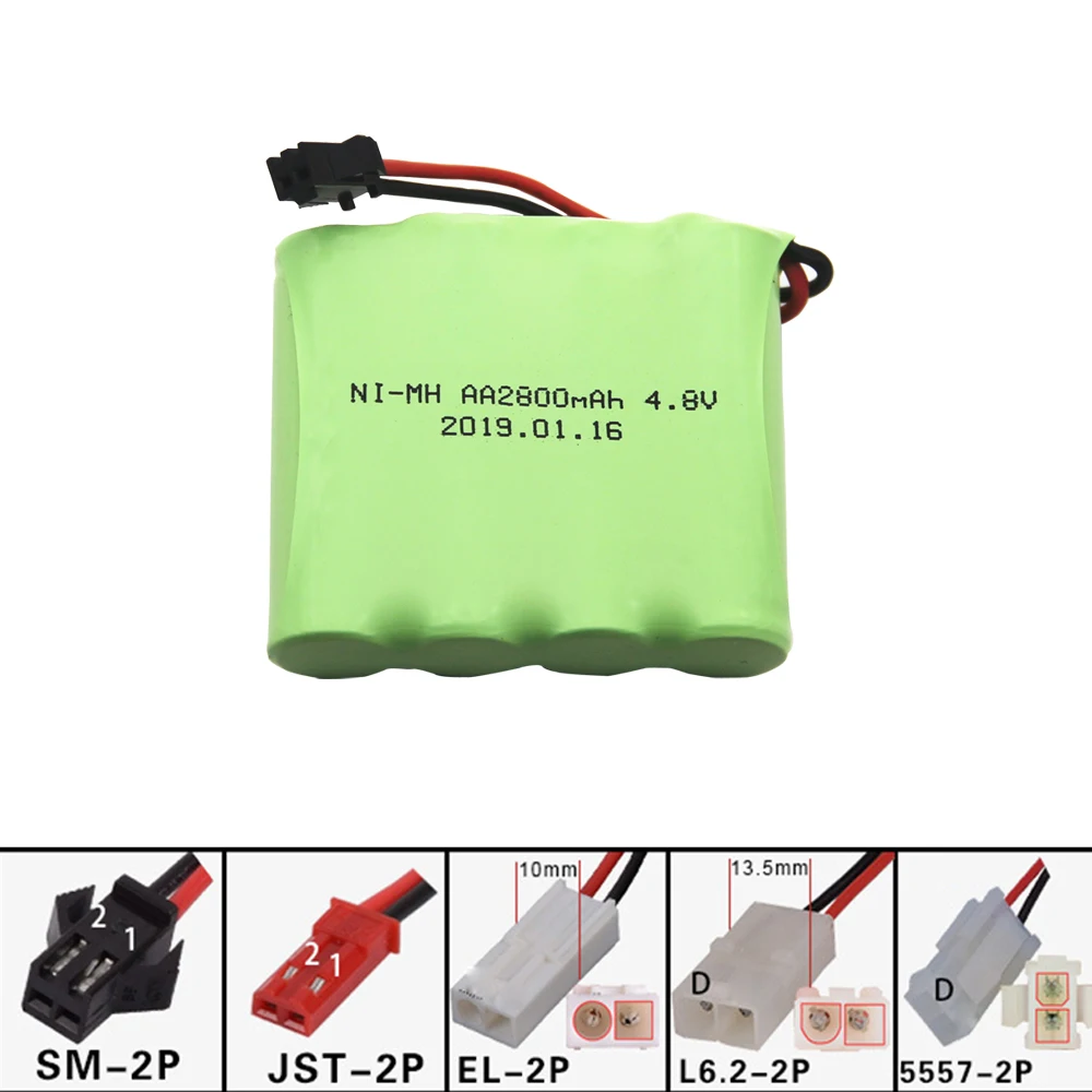 

4.8V 2800mah AA NI-MH M Battery Ultra-high capacity upgrade Battery for Electric toys RC car ship robot toy parts free shipping