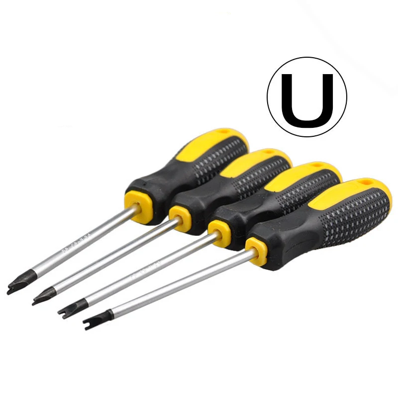 

U1.7/U2.0/U2.3/U2.6 Magnetic Spanner Screwdriver CR-V U-Type Screwdrivers Insulated Screw Driver 1pcs