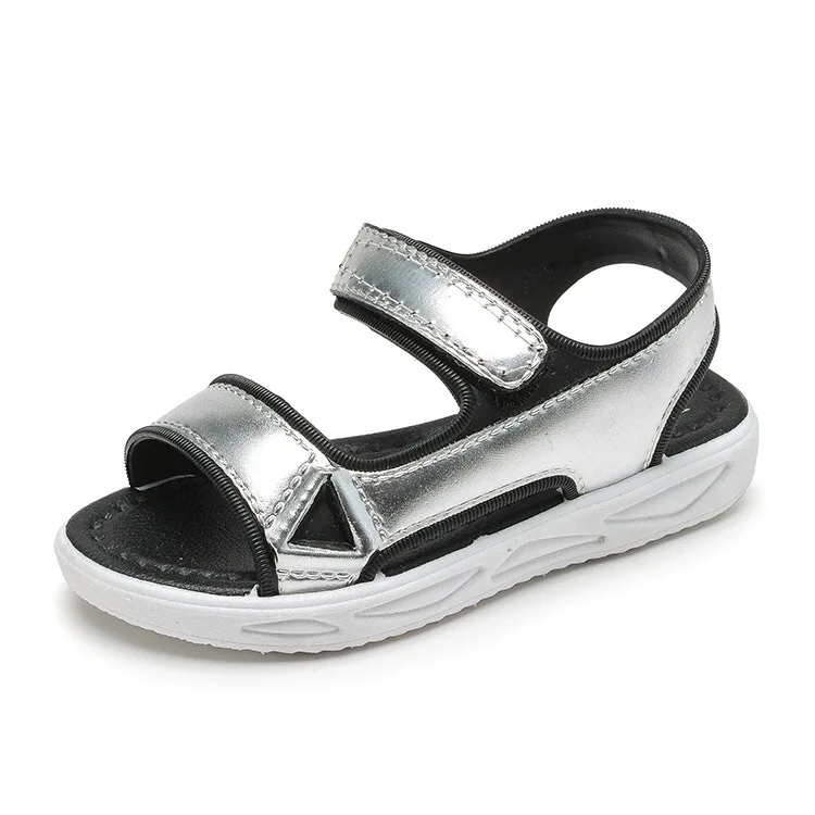 

Girls sandals 2019 new children's beach shoes boys female students in the big children summer anti-skin soft princess shoes