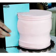 Моделирование Гладкой Полировщик торт отвала скрепера Кондитерские Лопаточка для кондитерских изделий Обледенение гребень выпечки инструменты для тортов DIY формы для выпечки